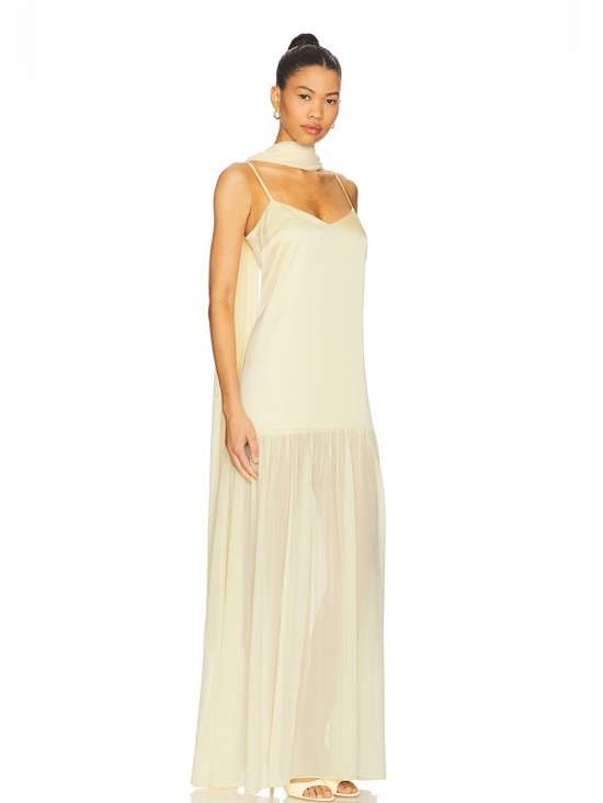 Show Me Your MuMu Dresses & Skirts - Show Me Your Mumu Dalia Maxi Dress- Pale Yellow